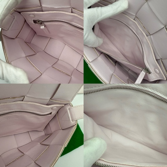 Authentic Bottega Veneer light pink small cassette bag - Picture 16 of 17